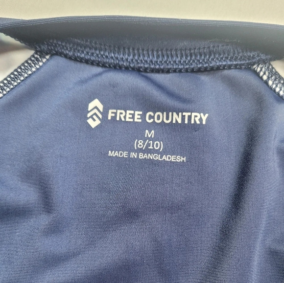 Free Country Tie Dye Long Sleeve Quarter Zip Outdoor Shirt sz M SA1813132 - Picture 6 of 9